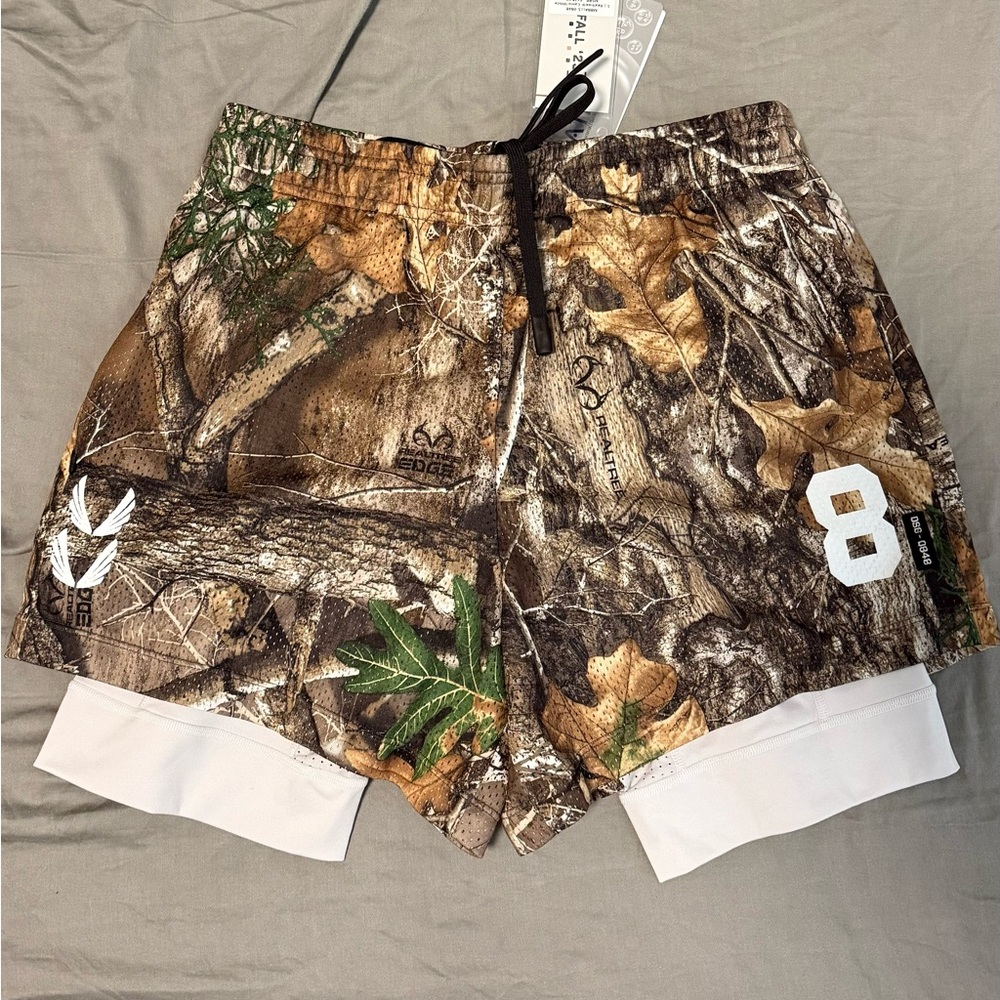 ASRV SILVERPLUS ™ MESH 5" LINER SHORT (SML)(NWT)- REALTREE® CAMO/WHITE